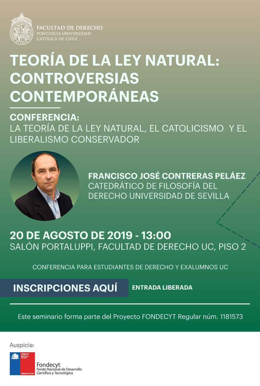 Conferencia: La teoría de la ley natural, el catolicismo  y el liberalismo conservador