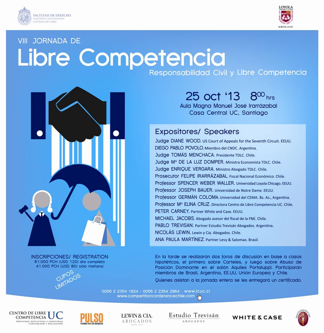 Jornada Libre Competencia Responsabilidad Civil y LC afiche