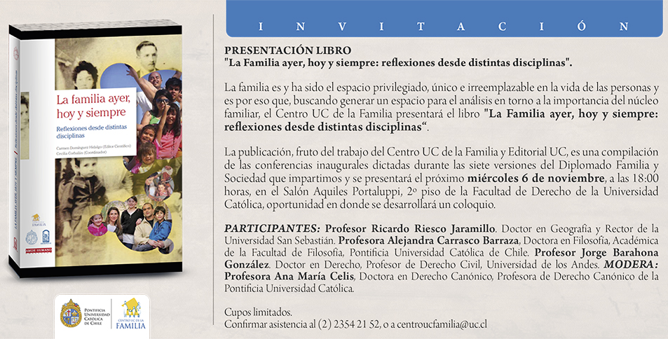 Invitacion libro Familia 2013