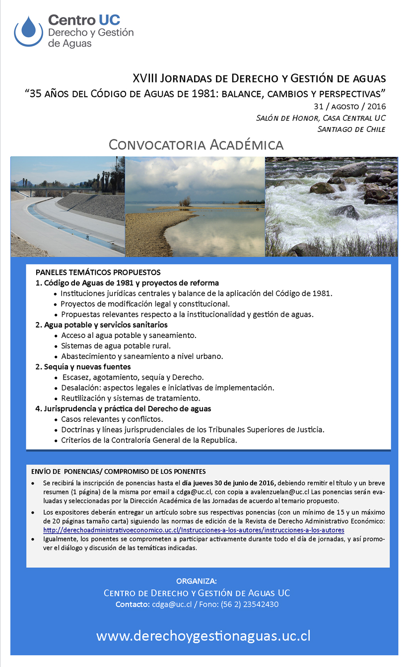 convocatoria-ponencias-jornadas agua 2016 interior