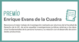 Plazo de postulación: Premio Enrique Evans de la Cuadra