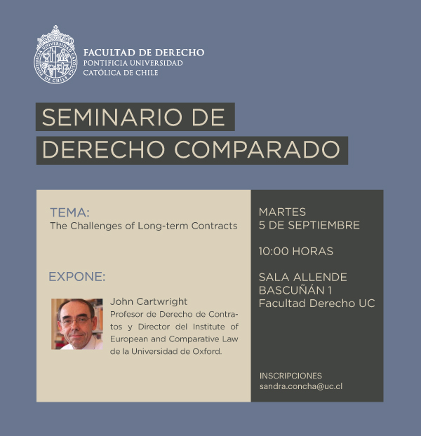 Seminario de Derecho Comparado: The challenges of long-term contracts 