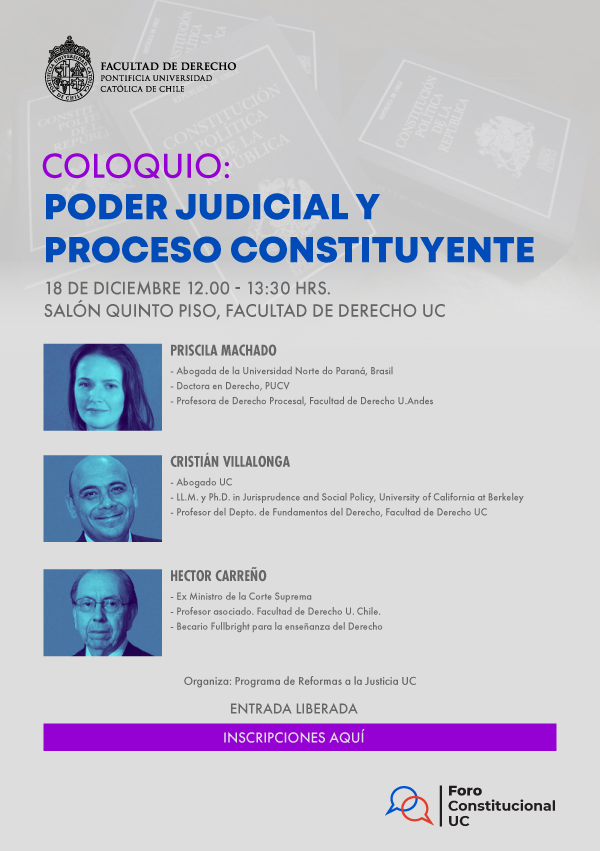 Coloquio: Poder Judicial y Proceso Constituyente