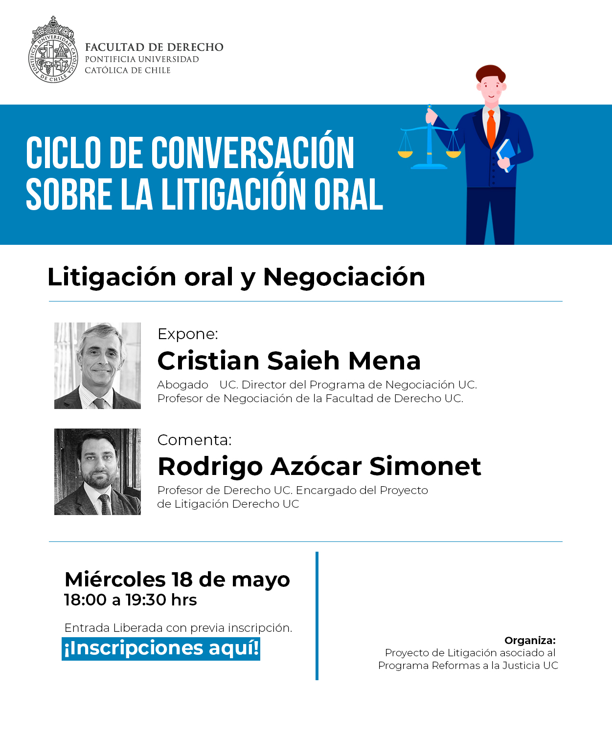Litigación oral negociacion afiche 22