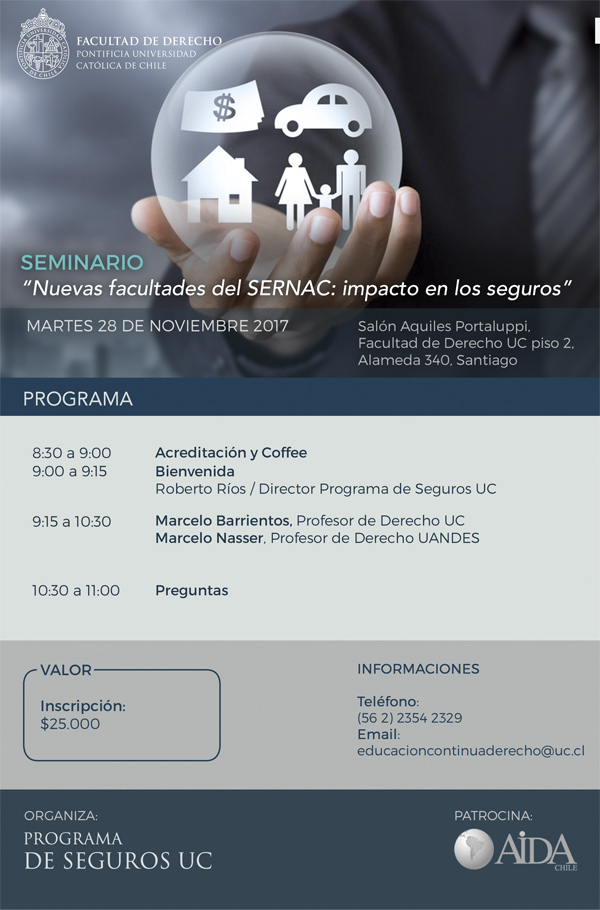 Seminario: Nueva institucionalidad para la protección de los consumidores en Chile. Analizando el Proyecto de Ley que fortalece al Sernac 