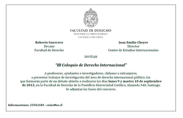 III-Coloquio-de-Derecho-Internacional flyer agenda