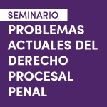 Seminario: Problemas Actuales del Derecho Procesal Penal