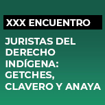 XXX Encuentro de Juristas del Derecho Indígena: Getches, Clavero y Anaya