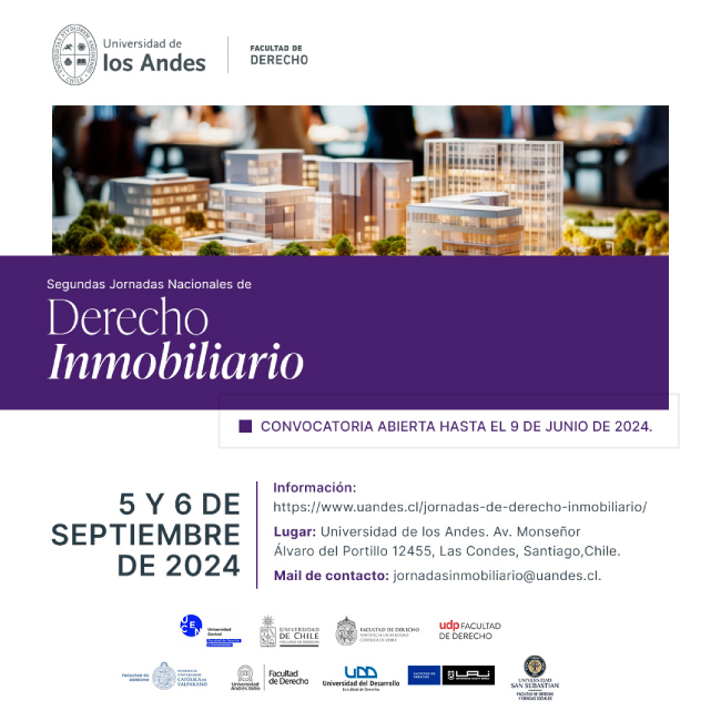 Jornadas de Derecho Inmobiliario Afiche