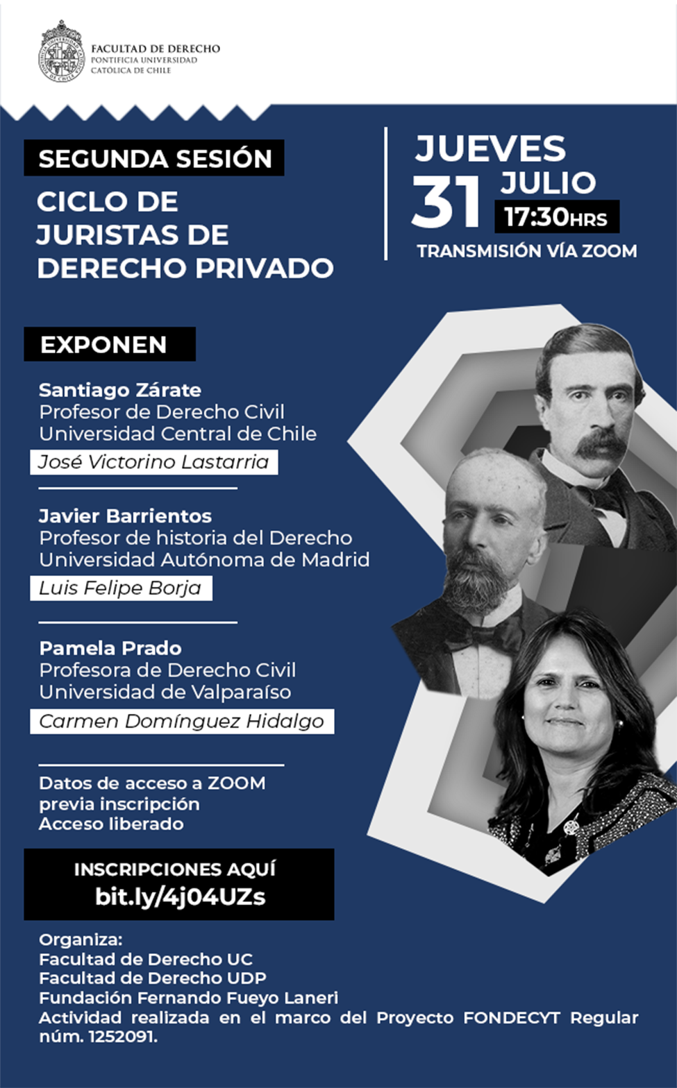Segunda sesión Juristas afiche