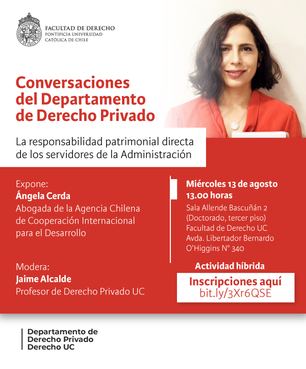 Conversaciones Derecho Privado 13 de agosto Afiche 2